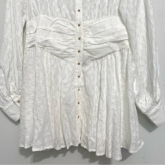 SOLD NWT Hello Molly Vanilla Aroma Dress Sz L White - Picture 7 of 14